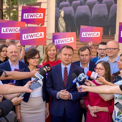 Prezentacja trójek Lewicy w województwie łódzkim